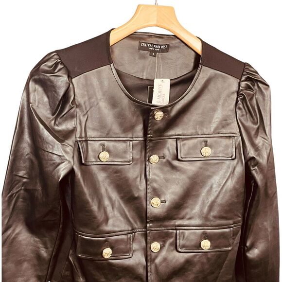 Central Park West Parker Leather Jacket - Picture 4 of 12